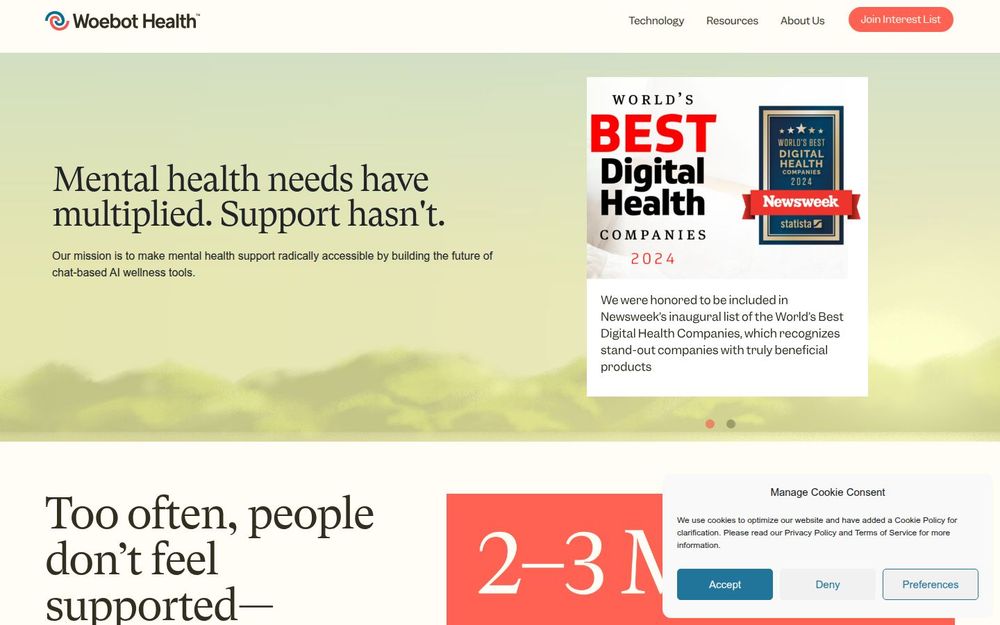 image of Woebot Health image of Woebot Health