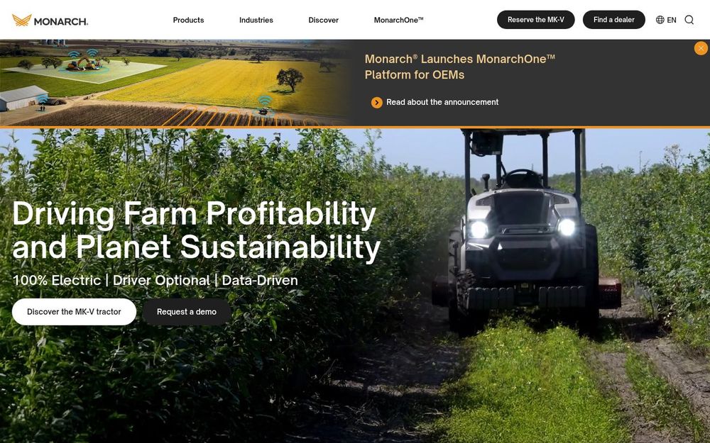 image of Monarch Tractor image of Monarch Tractor