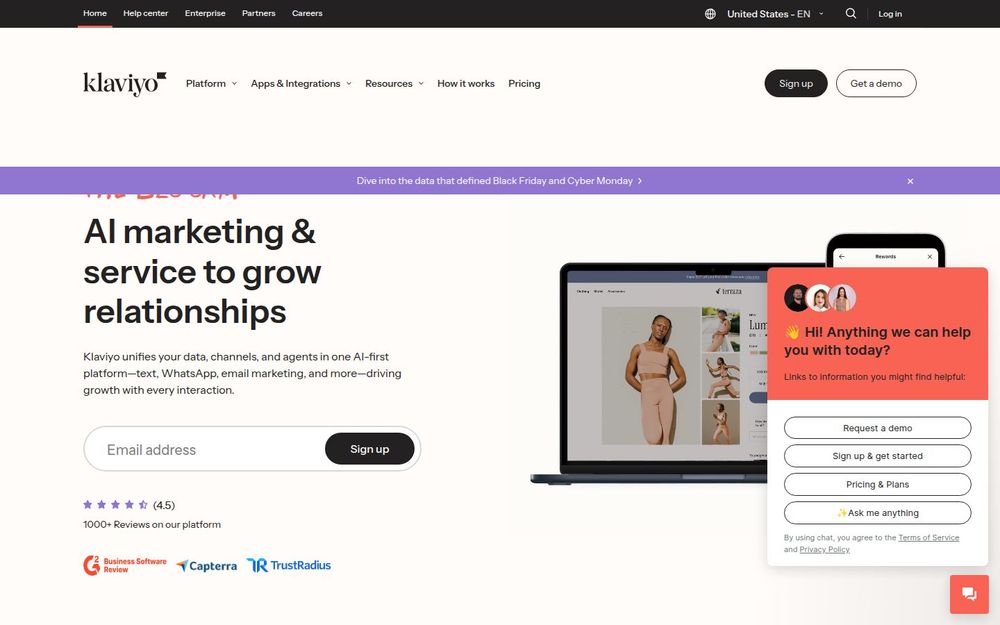 image of Klaviyo image of Klaviyo