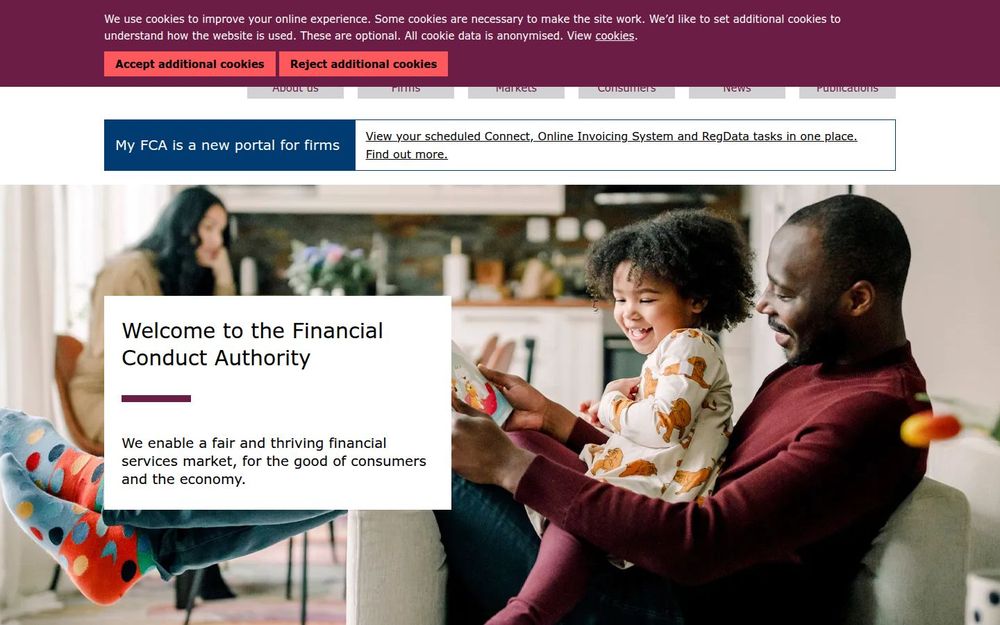 image of Financial Conduct Authority (FCA) image of Financial Conduct Authority (FCA)