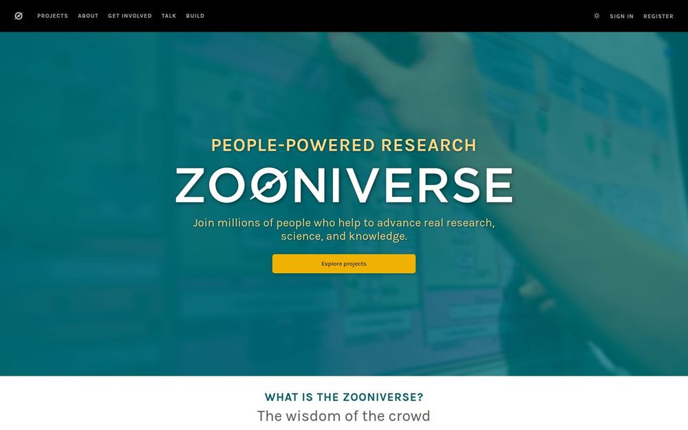 image of Zooniverse image of Zooniverse