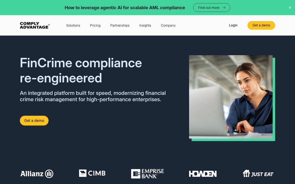 image of ComplyAdvantage image of ComplyAdvantage