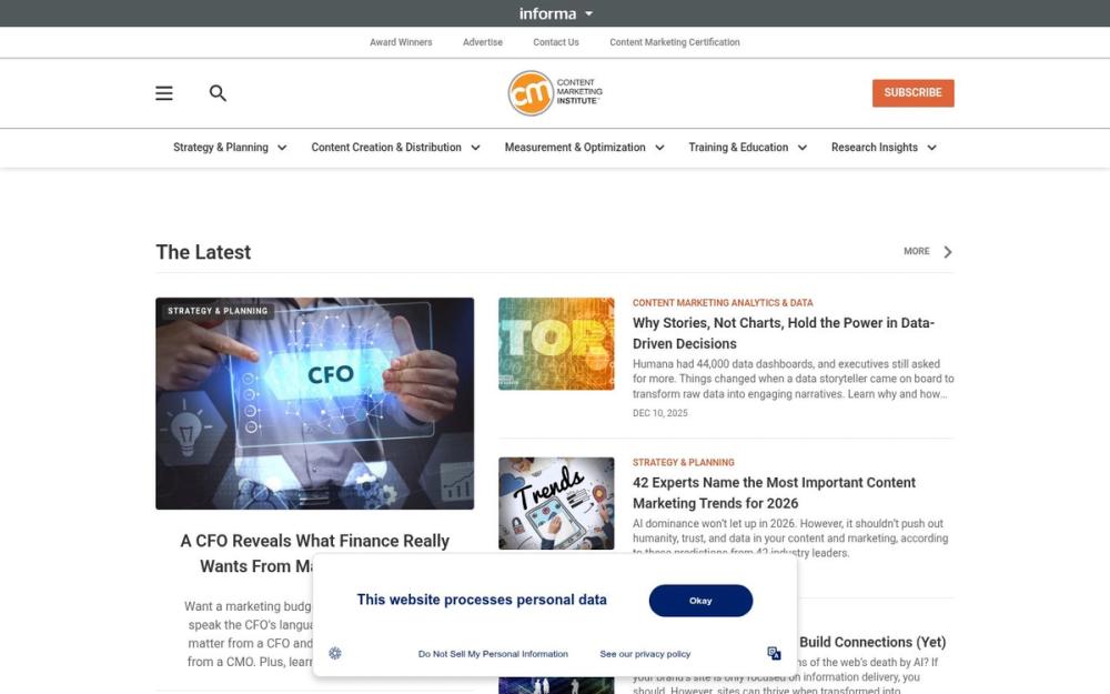 image of Content Marketing Institute image of Content Marketing Institute