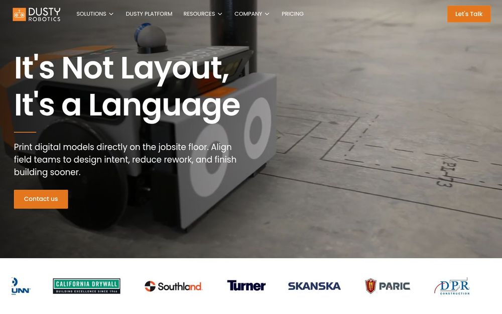 image of Dusty Robotics image of Dusty Robotics