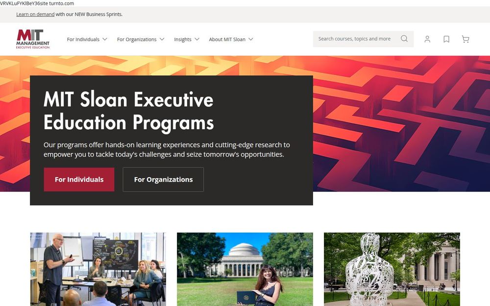 image of MIT Sloan Executive Education image of MIT Sloan Executive Education