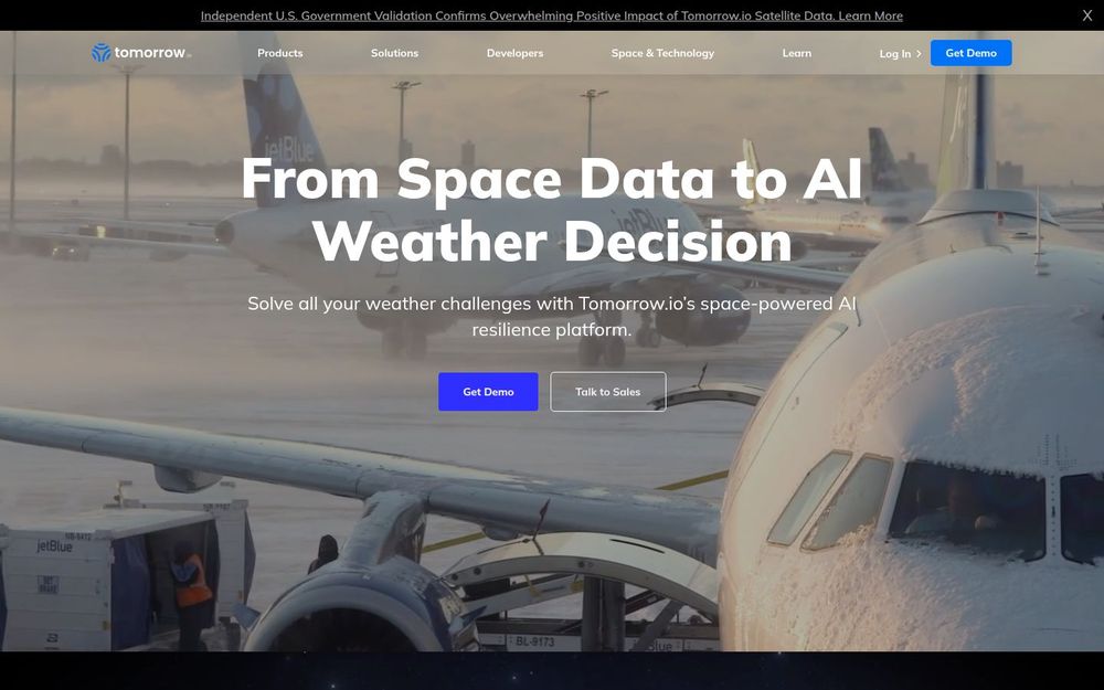image of Tomorrow.io image of Tomorrow.io