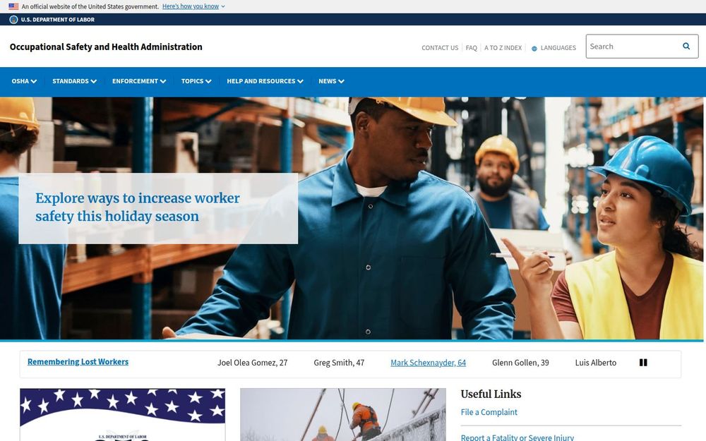 image of OSHA image of OSHA