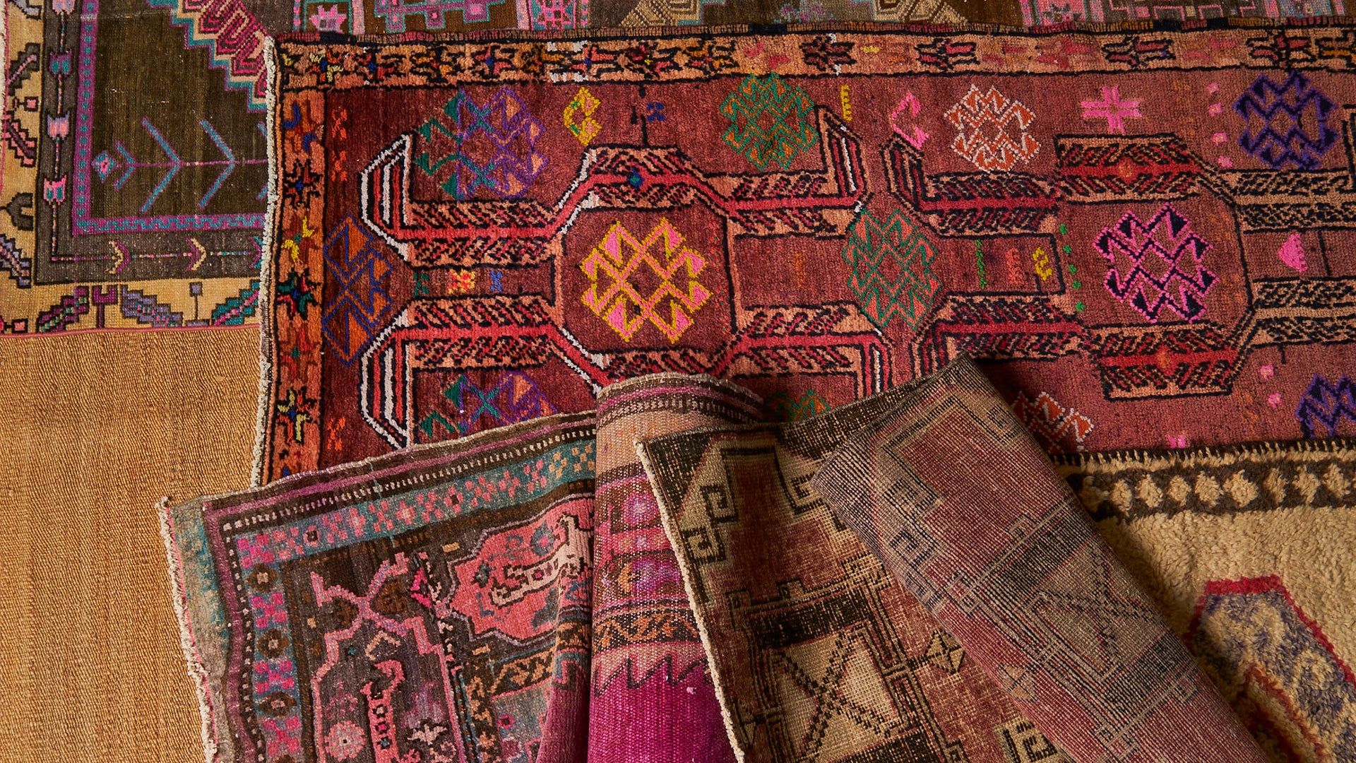 3' X 7' Vintage Turkish Rug, Pink - Brylis - Revival Rugs