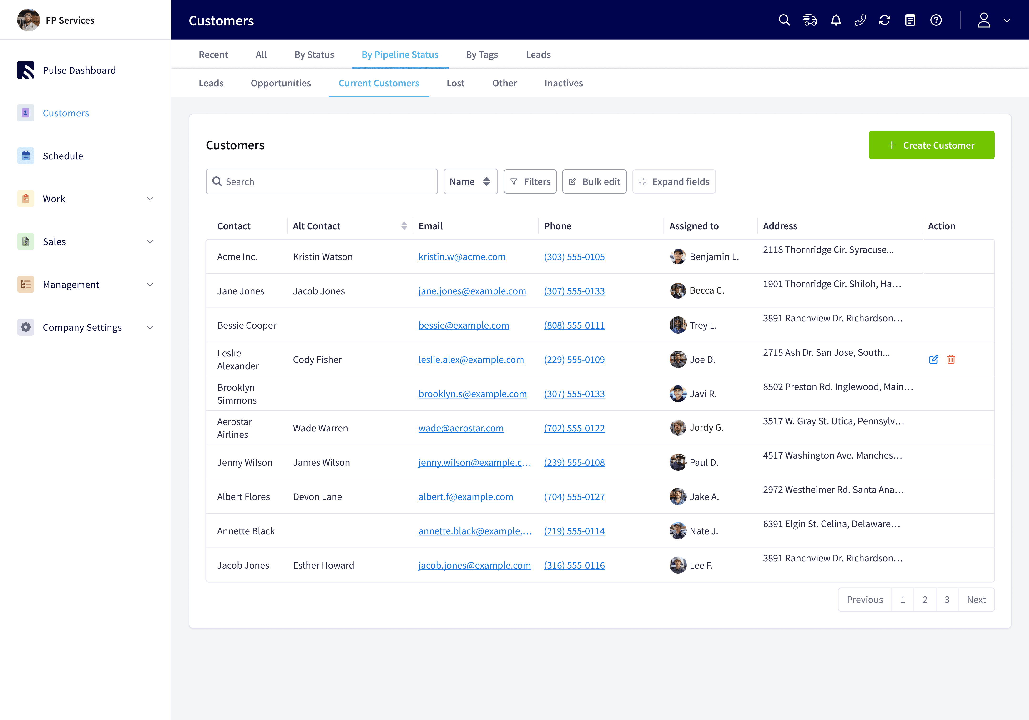 Customer Management