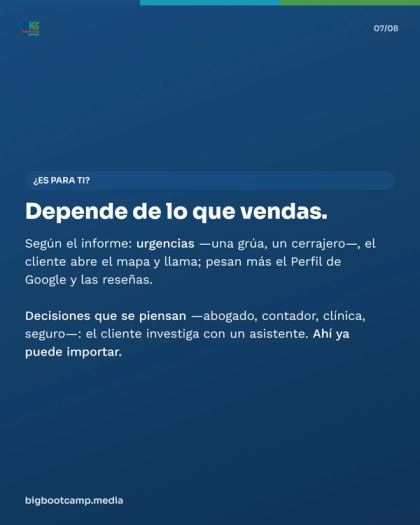 Lámina 7 de 8: A veces, uno o dos negocios, no diez. ¿Está el tuyo?
