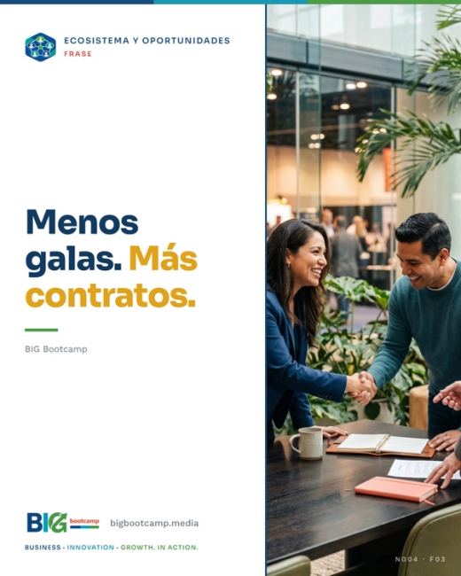 Menos galas. Más contratos.