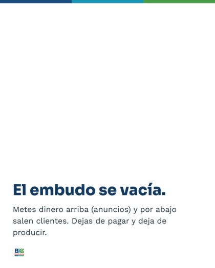Lámina 2 de 10: Captar clientes no es un problema de presupuesto, es de sistema.