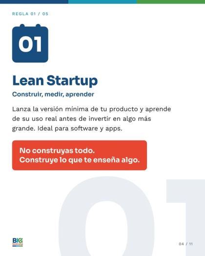 Lámina 4 de 10: ¿Tu próxima idea tiene evidencia, o solo entusiasmo?