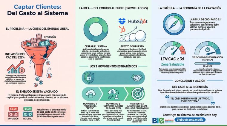 Gráfica: No necesitas más presupuesto para captar: necesitas un sistema