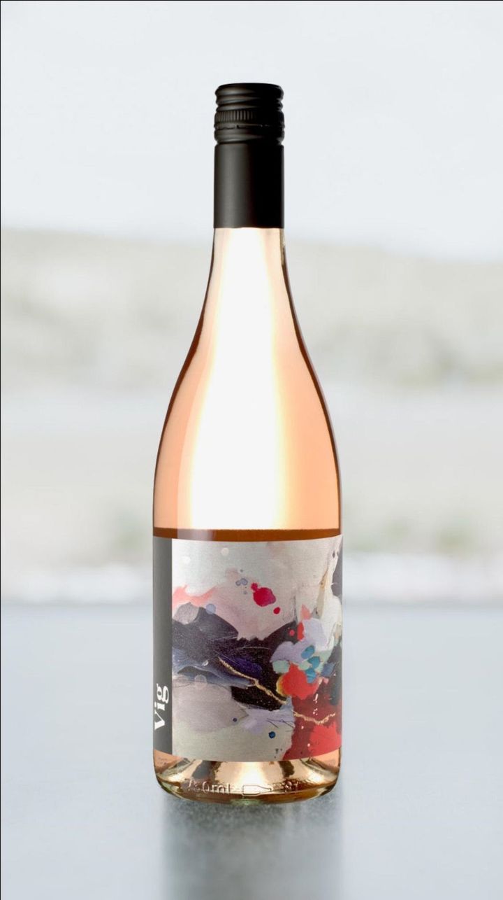 A bottle of Vig Zweigelt Rosé 2023