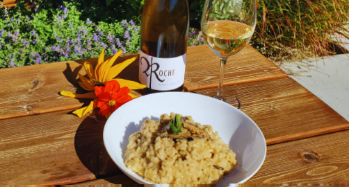 Dylan’s shiitake and goat cheese risotto
