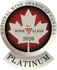 Platinum medal, National Wine Awards of Canada 2026