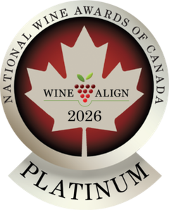 Platinum medal, National Wine Awards of Canada 2026