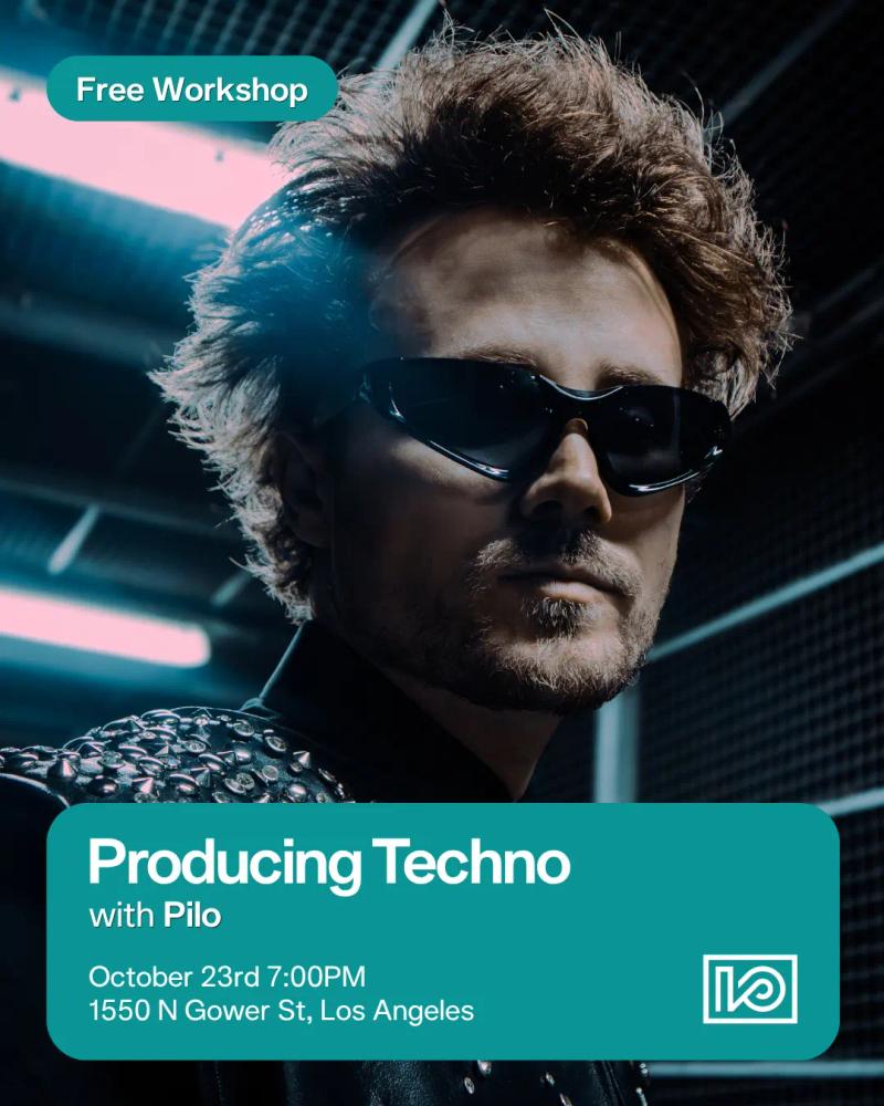 Producing Techno with Pilo workshop on 2026-10-23 - event thumbnail
