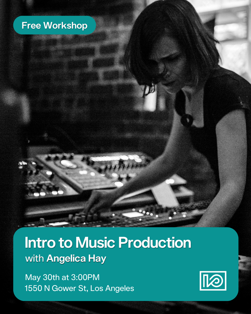 Intro to Music Production with Angelica Hay workshop on 2026-05-30 - event thumbnail
