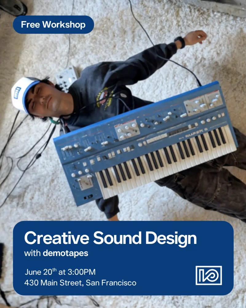 Creative Sound Design with demotapes workshop on 2026-06-20 - event thumbnail