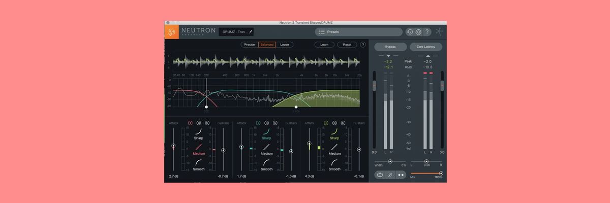 Demonstration of Izotope's Neutron as an example of multiband transient shaping.