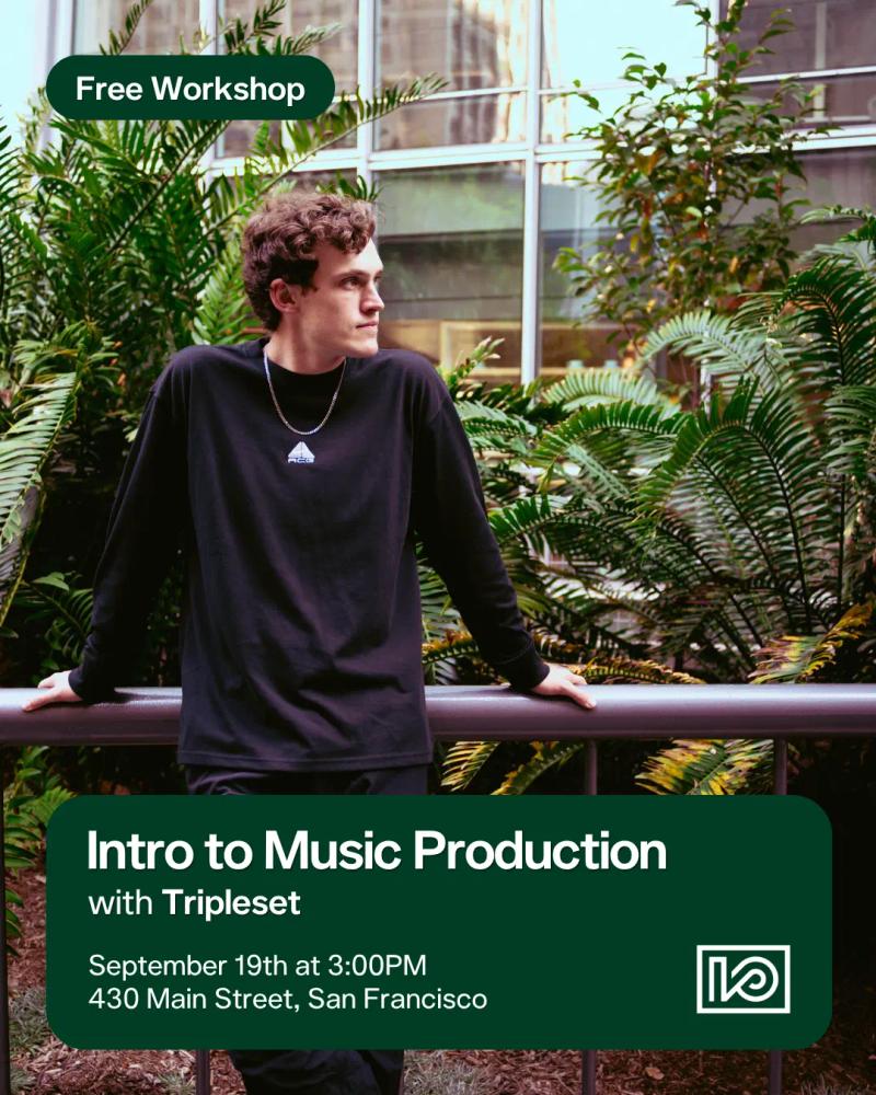 Intro to Music Production with Tripleset workshop on 2026-07-19 - event thumbnail