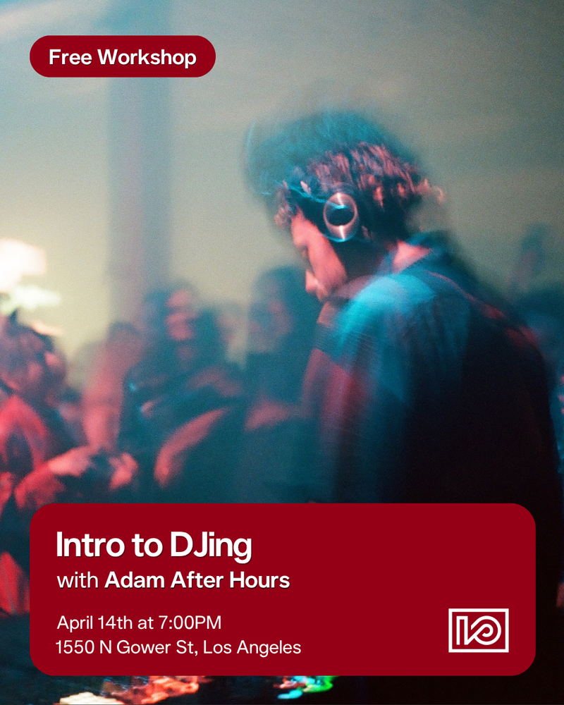 Intro to DJing with Adam After Hours workshop on 2026-04-14 - event thumbnail