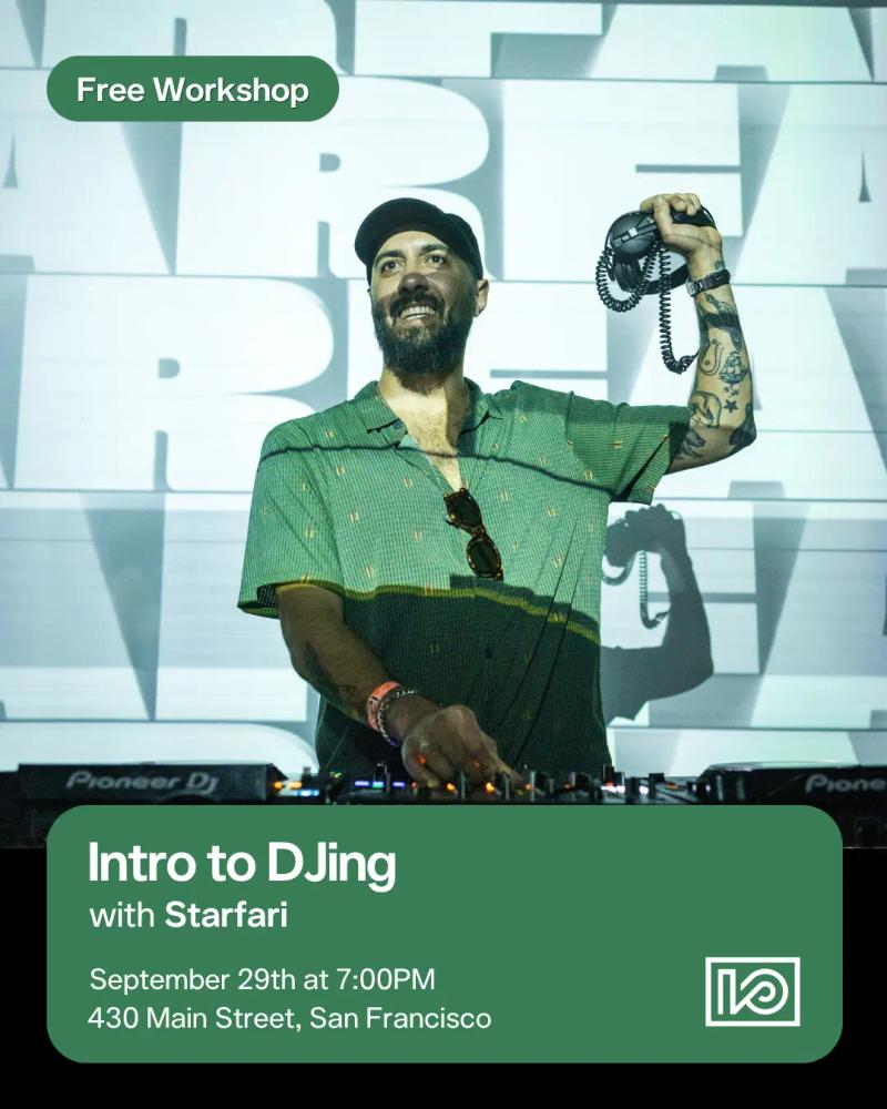 Intro to DJing with Starfari workshop on 2026-09-29 - event thumbnail