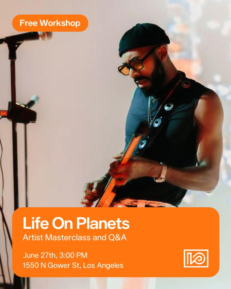 Life On Planets: Artist Masterclass  workshop on 2026-06-27 - event thumbnail