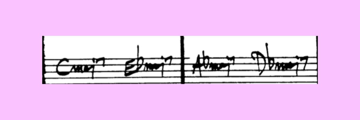 An example of tritone substitution from the jazz standard "Laydbird".