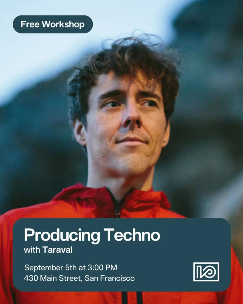 Producing Techno with Taraval workshop on 2026-09-05 - event thumbnail