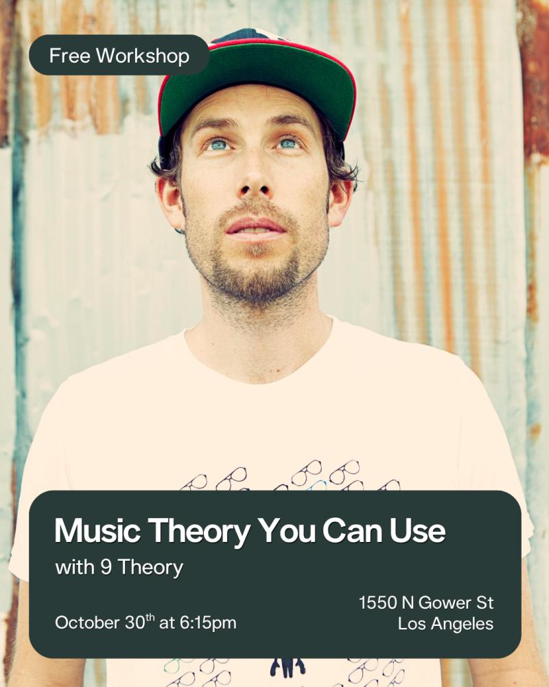 Music Theory You Can Use with 9 Theory workshop on 2025-10-30 - event thumbnail