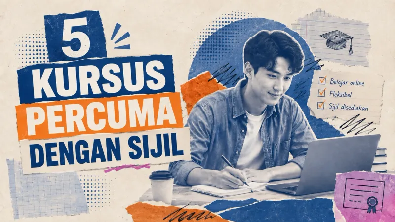 5 Kursus Percuma Dengan Sijil