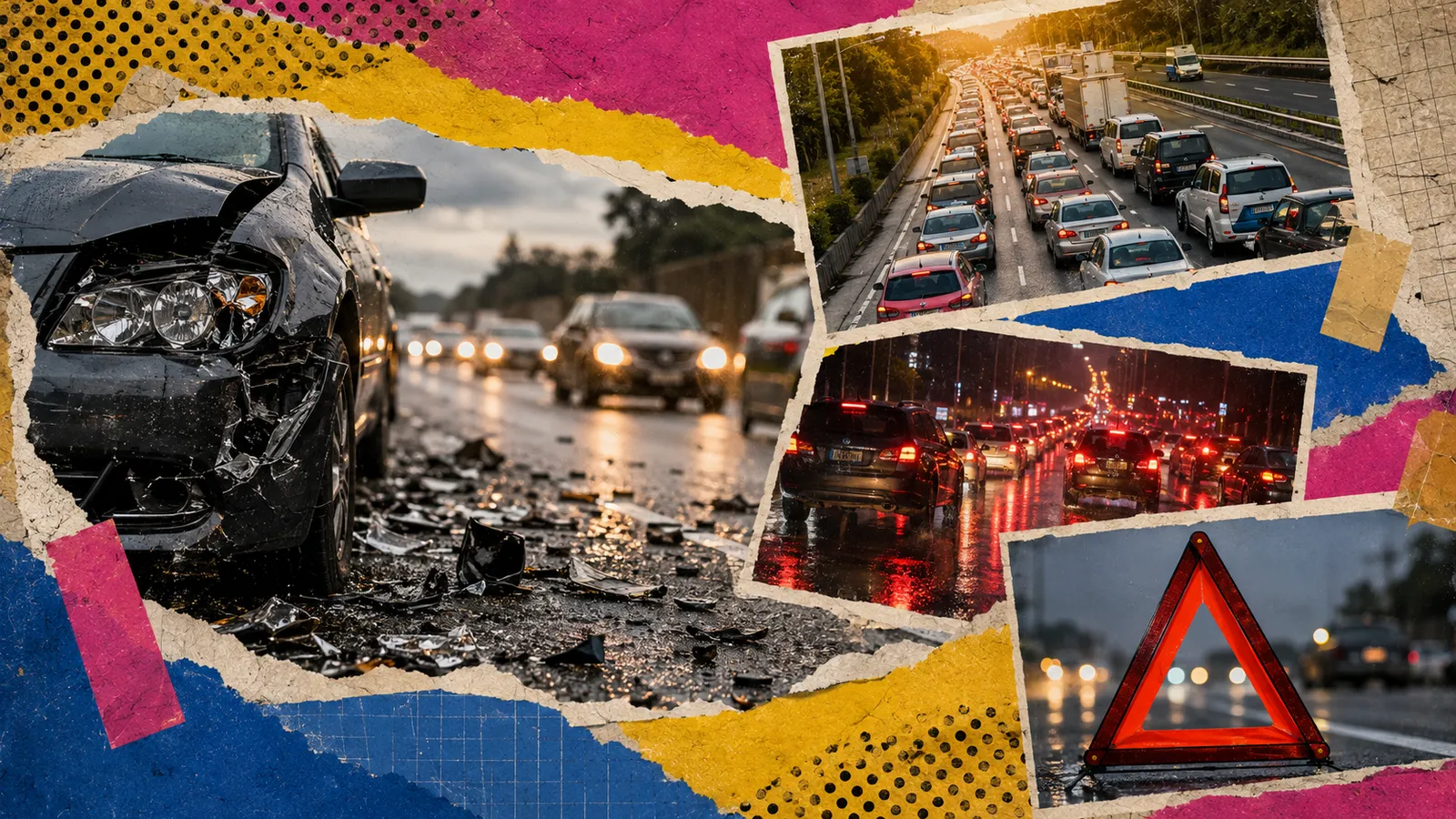 Kolaj bertemakan fakta dan peraturan jalan raya di Malaysia