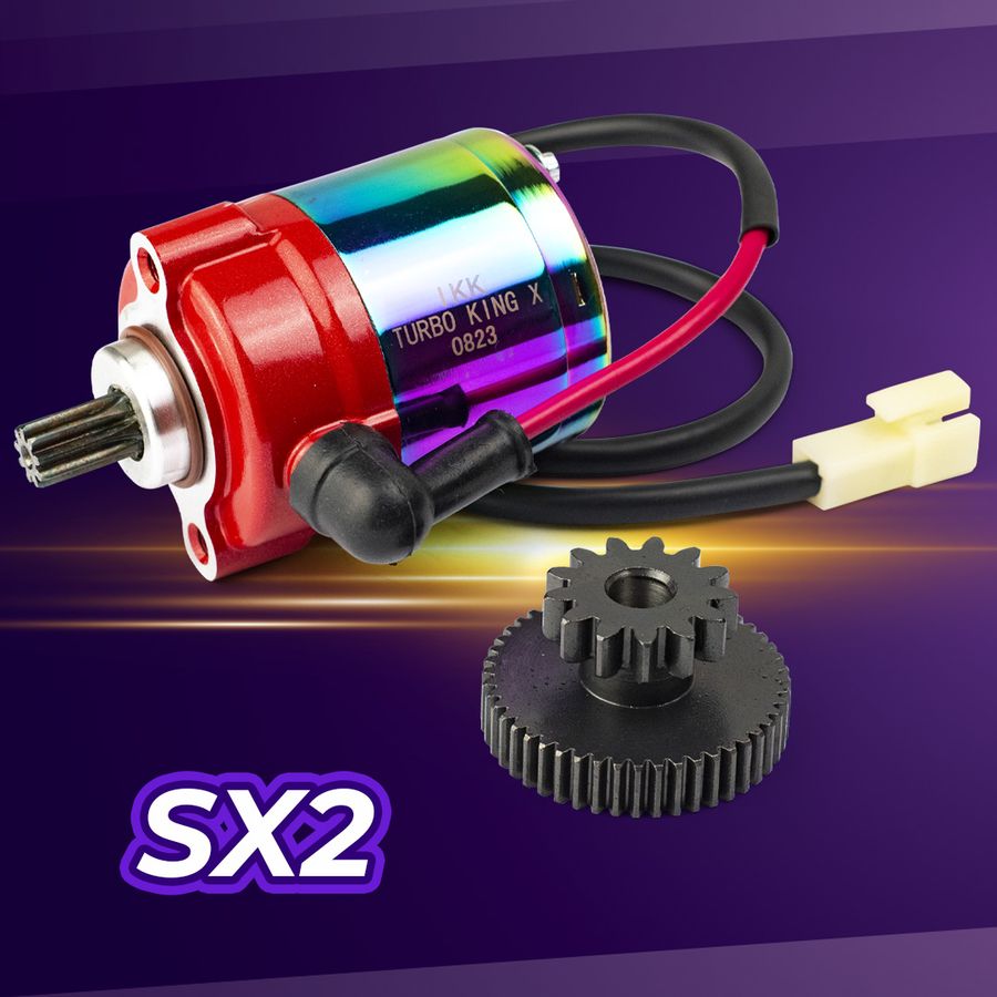 SX2 Starter Motor (Starter Idle Gear incl.)