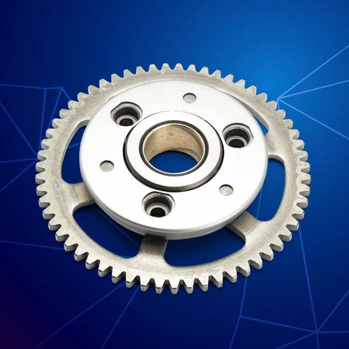 LC135 Magnet Clutch One Way w/ Gear (Racing 6-ball) (Copper Bush)