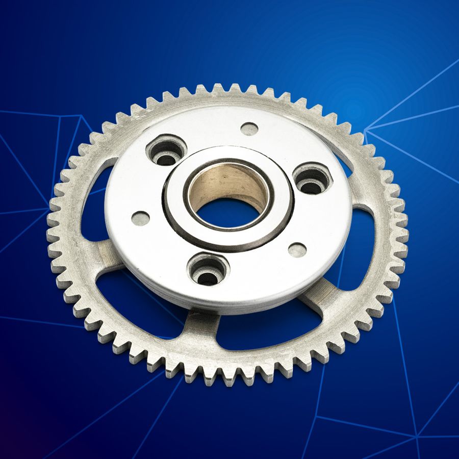 LC135 Magnet Clutch One Way w/ Gear (Racing 6-ball) (Copper Bush)