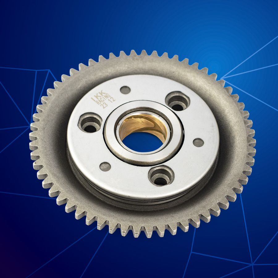 Y15ZR Magnet Clutch One Way w/ Gear (Racing 6-ball) (Copper Bush)
