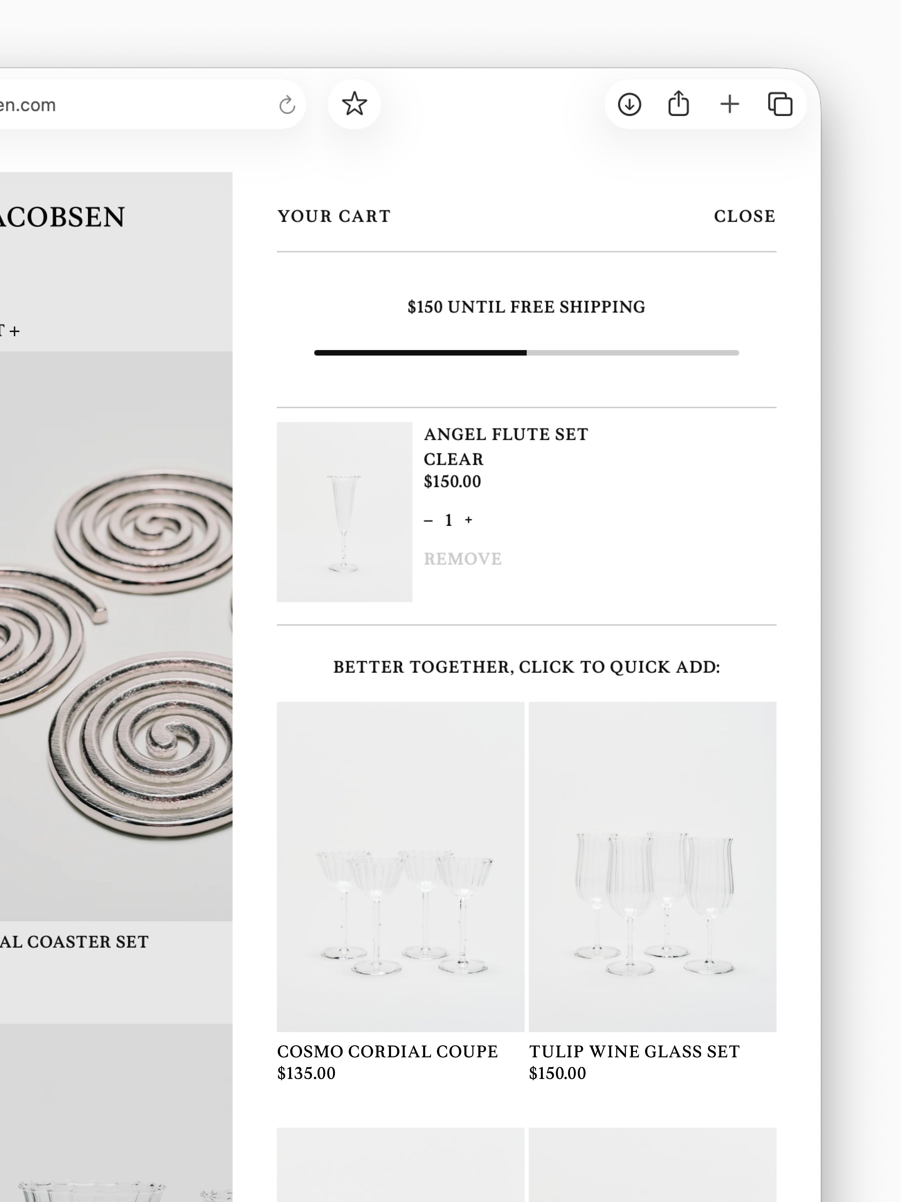 Shopping features