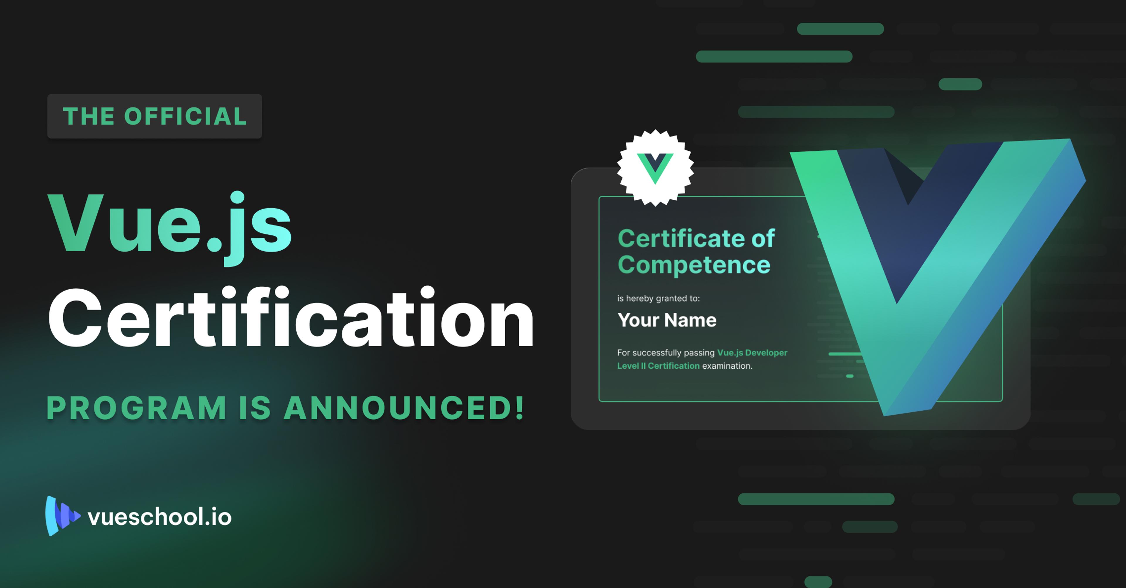 Vue.js Certification