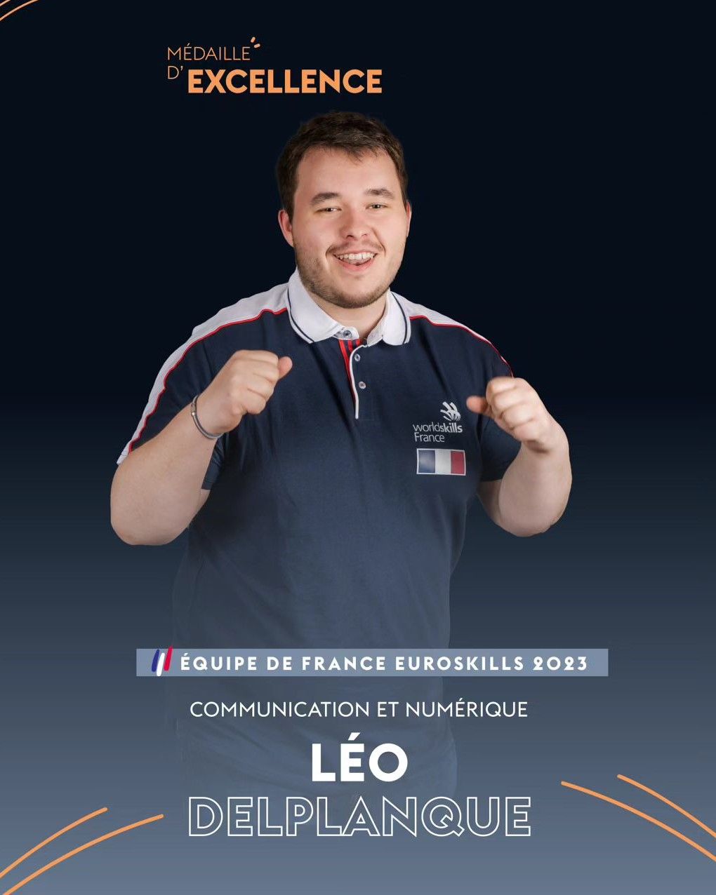 Léo Delplanque - Medaille d'excellence
