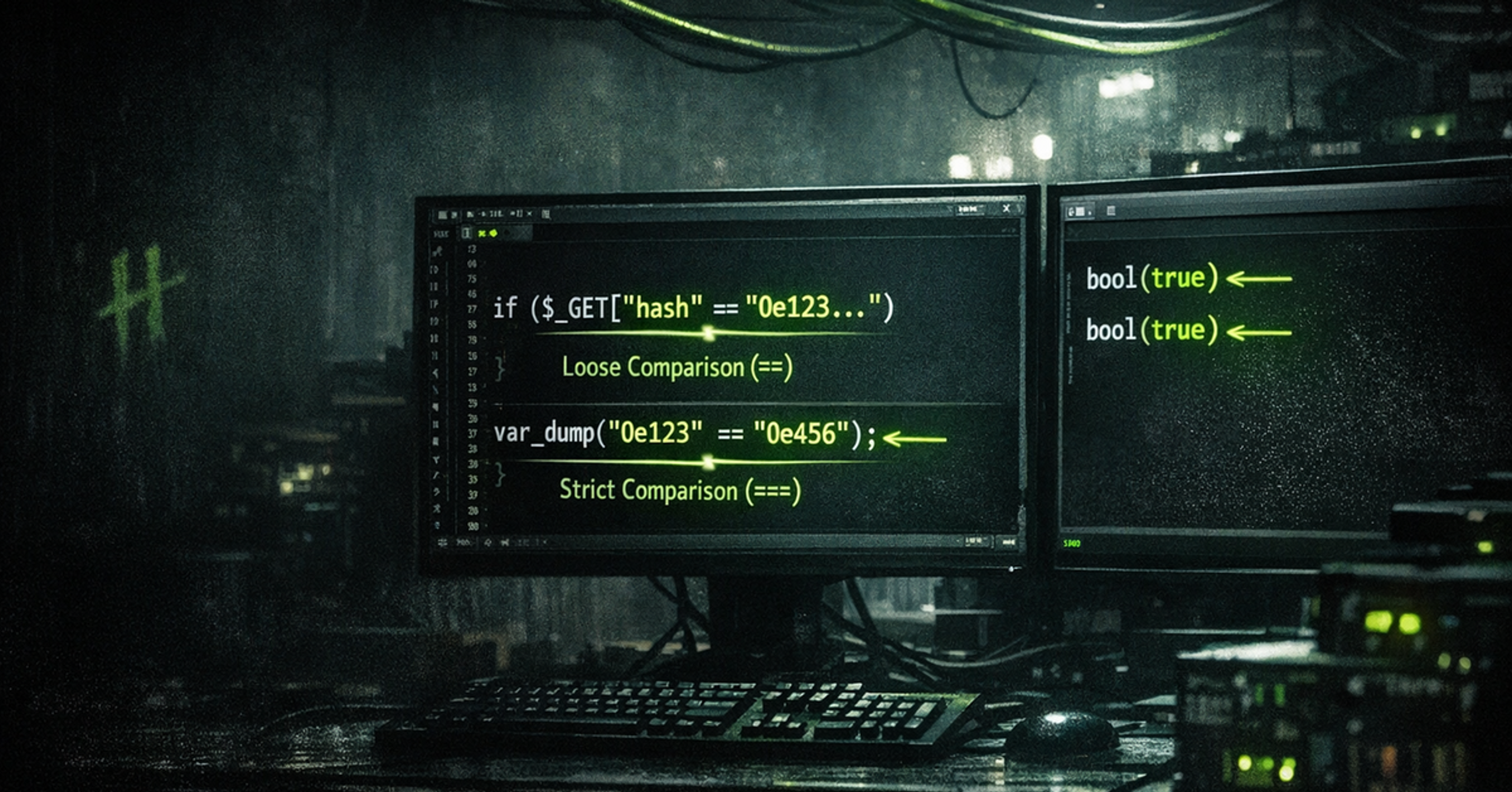 Type-juggling vulnerabilities
