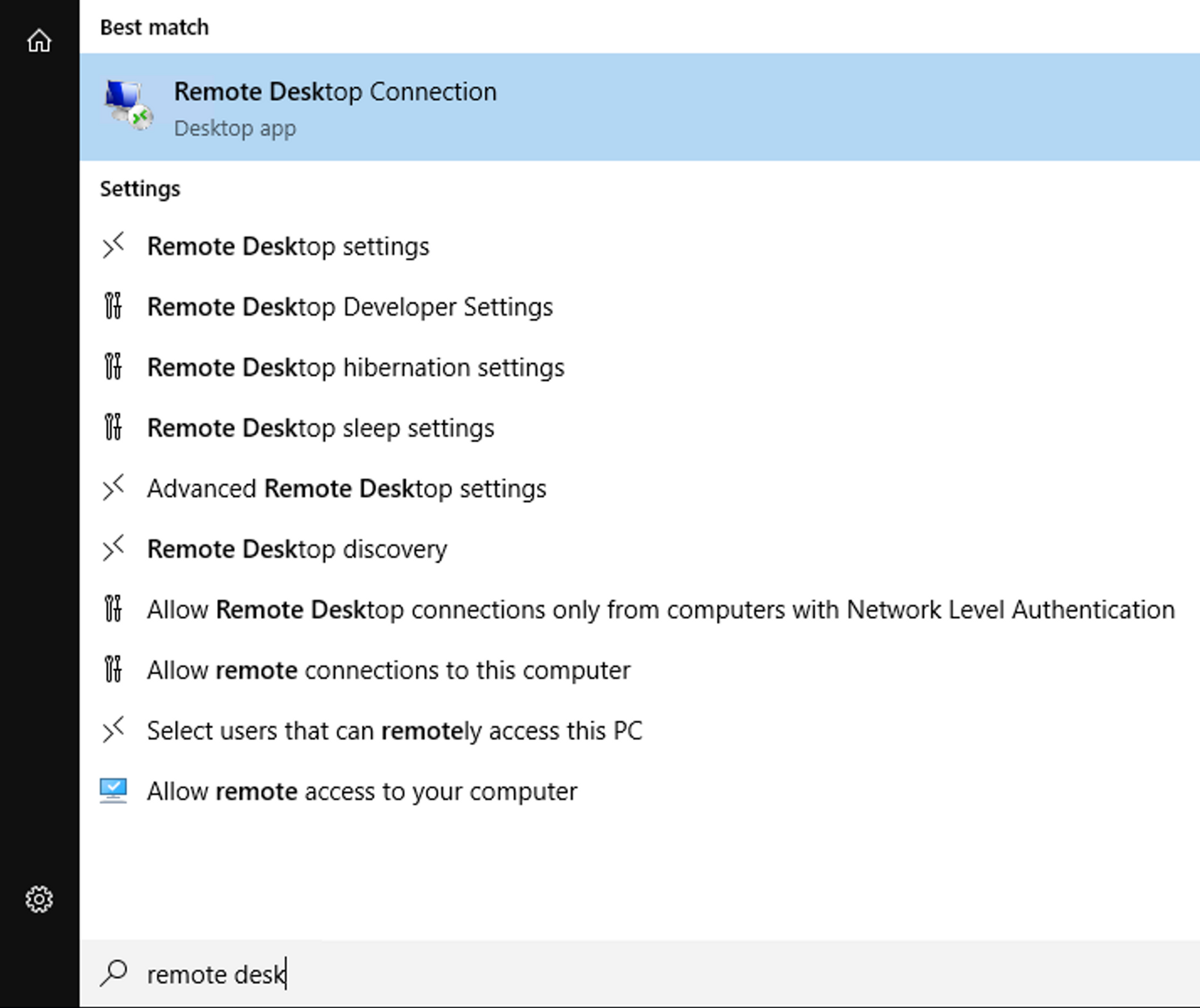 RDPetätyöpöytäyhteys (Remote Desktop Protocol)