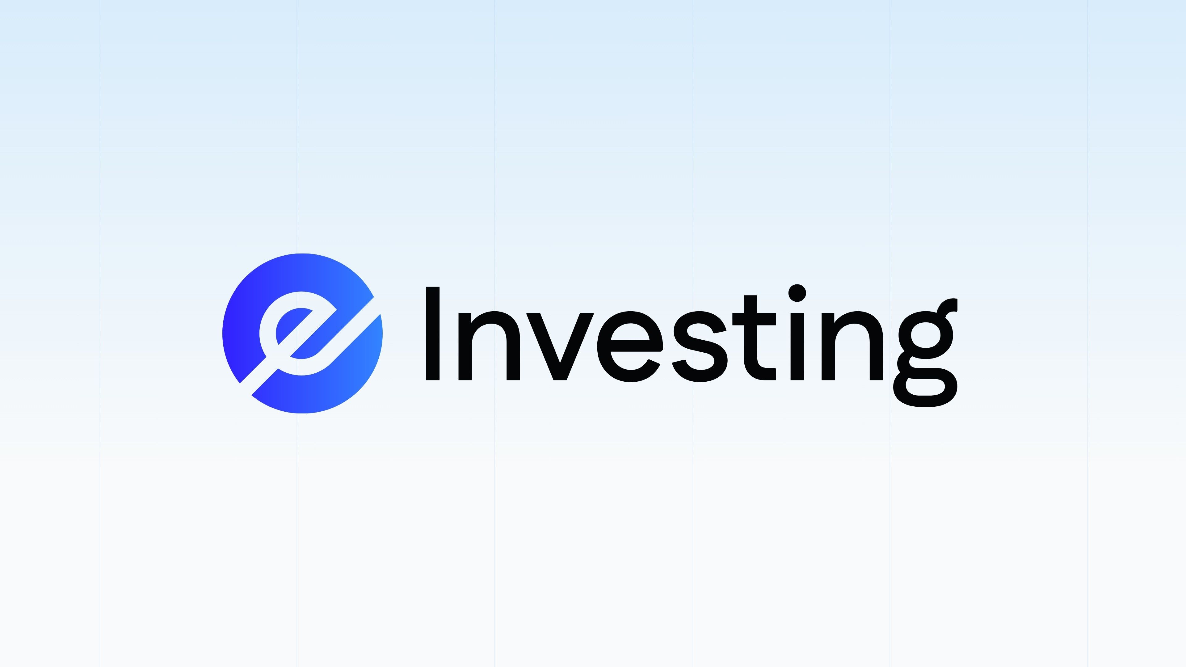 e-Investing logo: the “e” in three blue arcs and the word Investing, on a glacier blue background