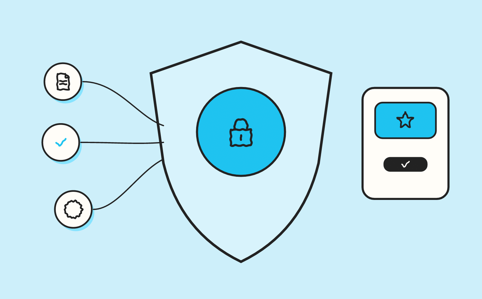 How can a complex blockchain project be explained simply on a website?