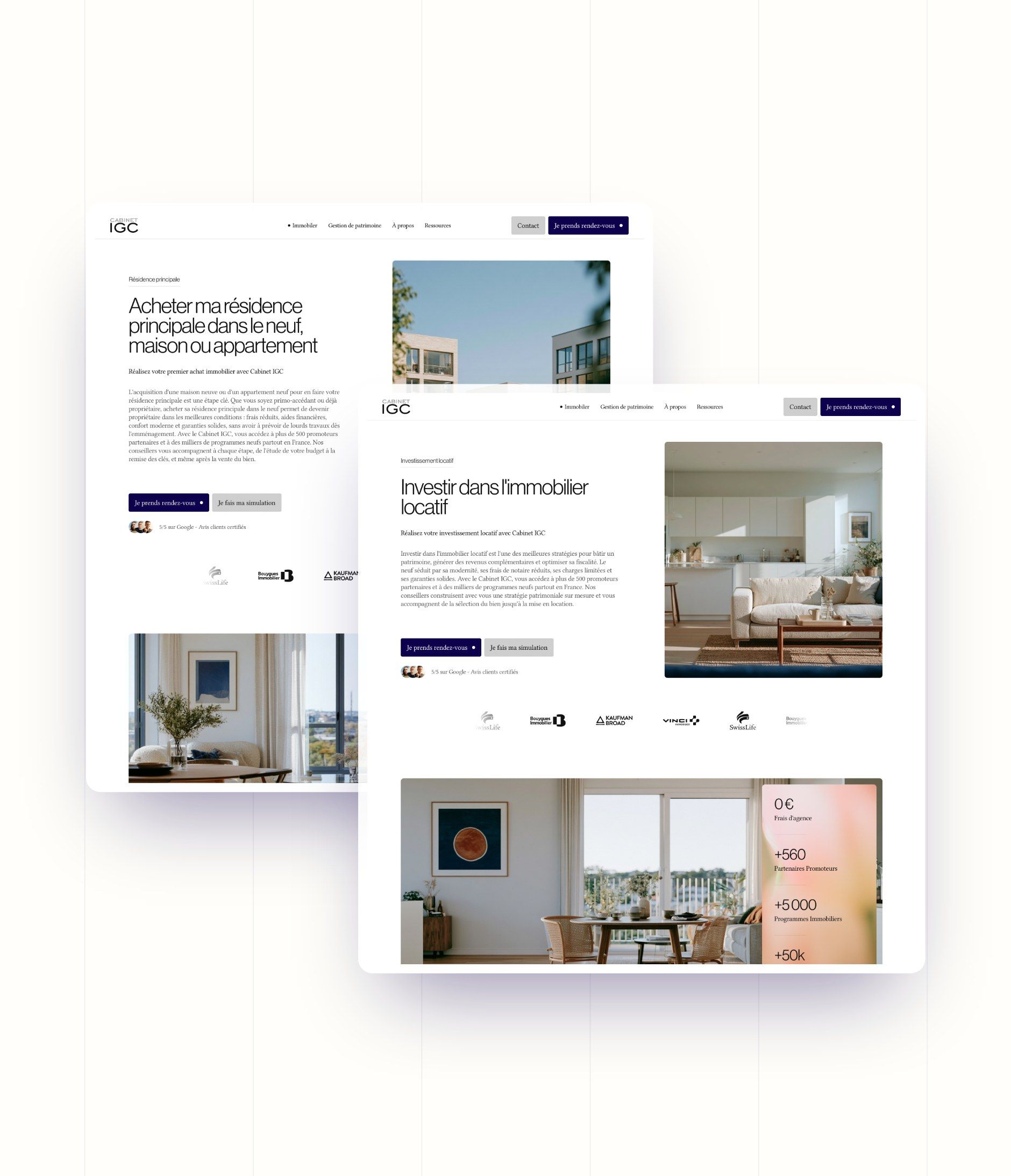 Buy my main residence and Invest in rental property pages