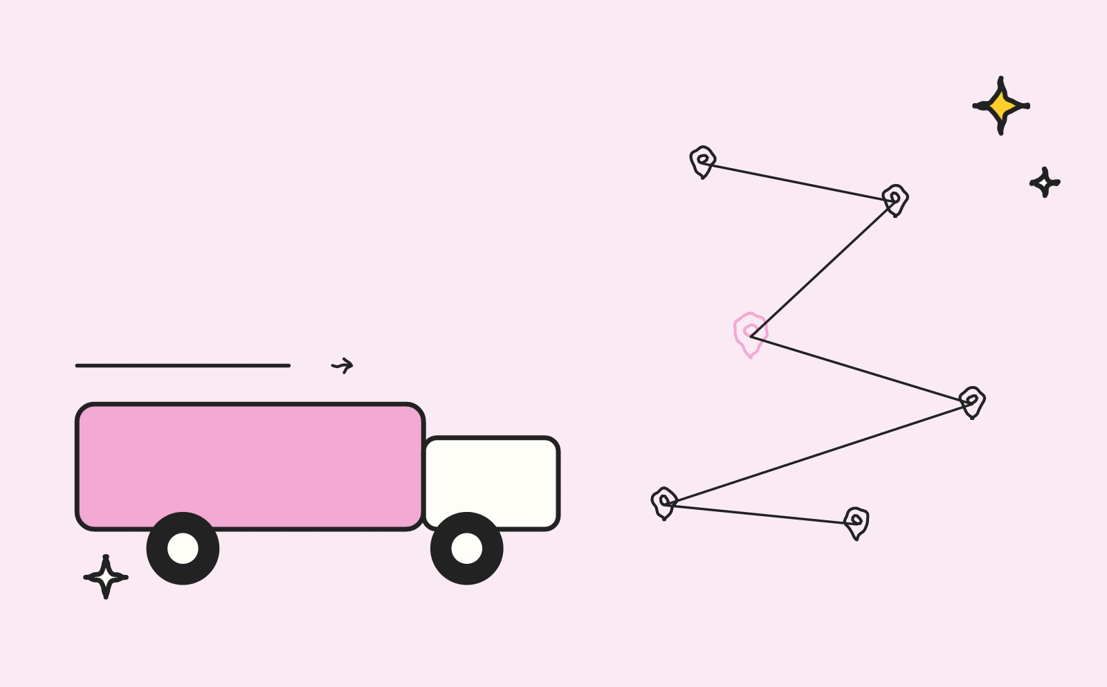 How to present service areas, capacity and delivery times on a transport website?