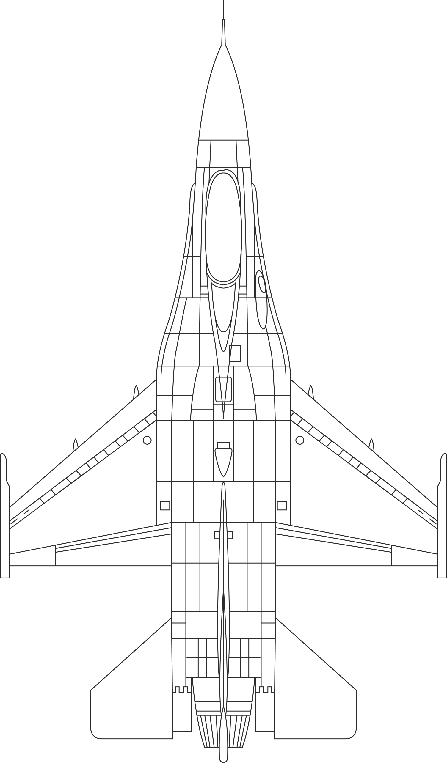 F-16 drawing