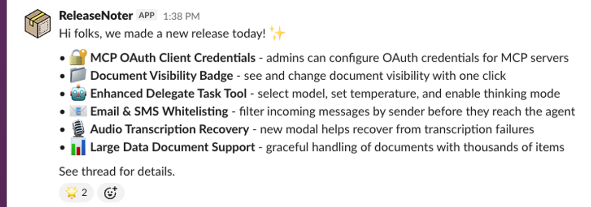Automated product updates